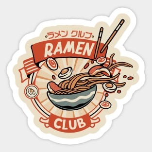 Ramen Club Sticker